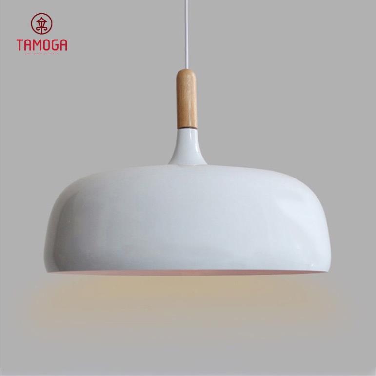 Đèn thả trần trang trí núm Gỗ