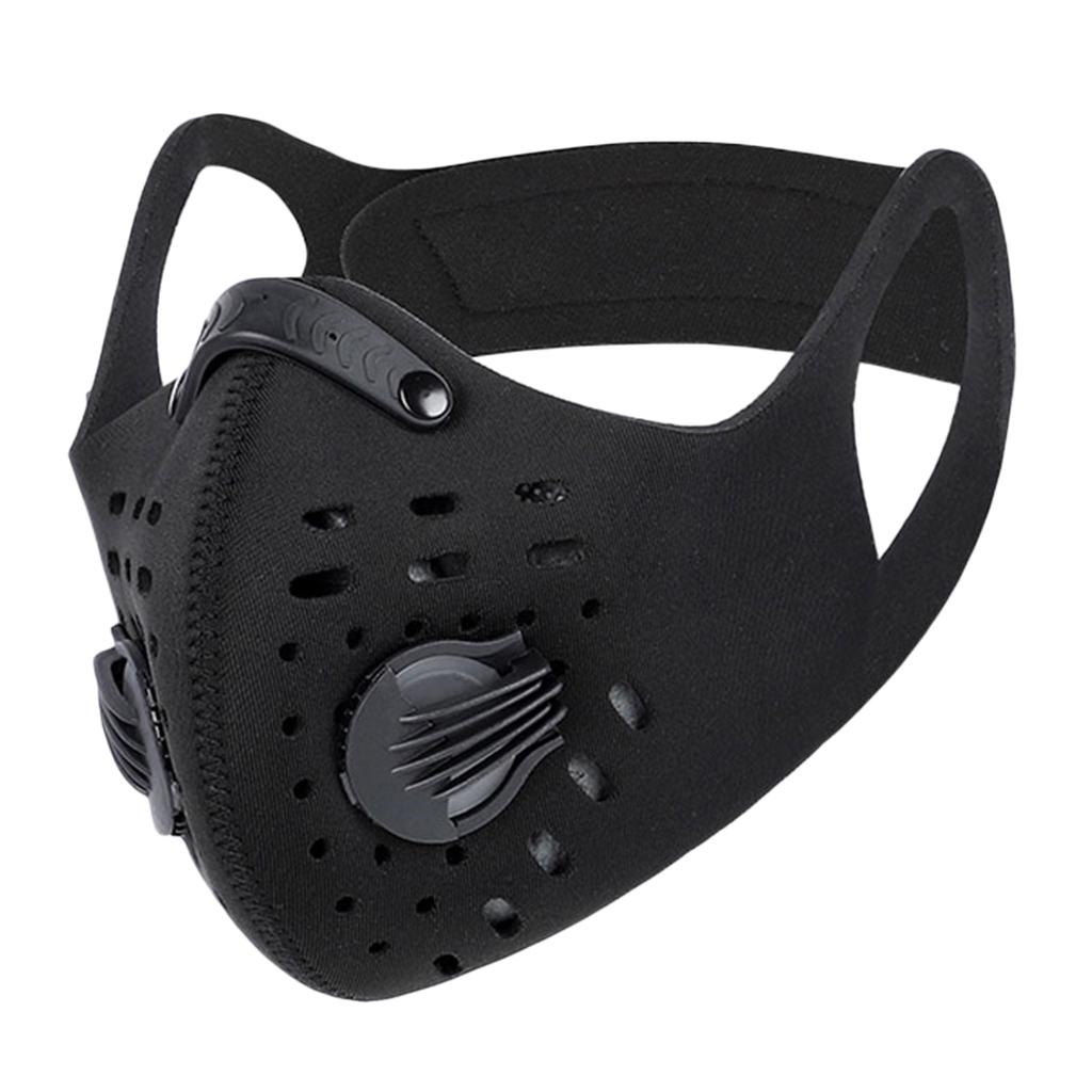 Motorcycle Cycling Half Face Mask with Filter Activated Carbon Mask