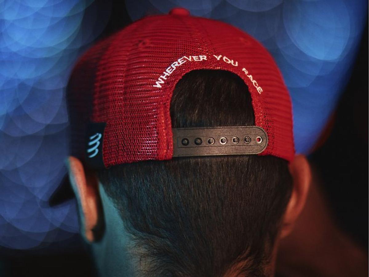 Mũ Chạy Bộ Com Trucker Cap - Red/White