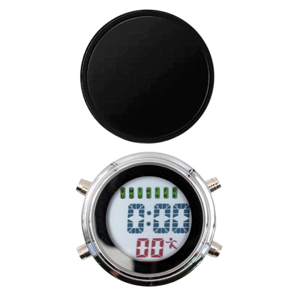 2x Waterproof Mini Wall Clock Shower Clock Watch with