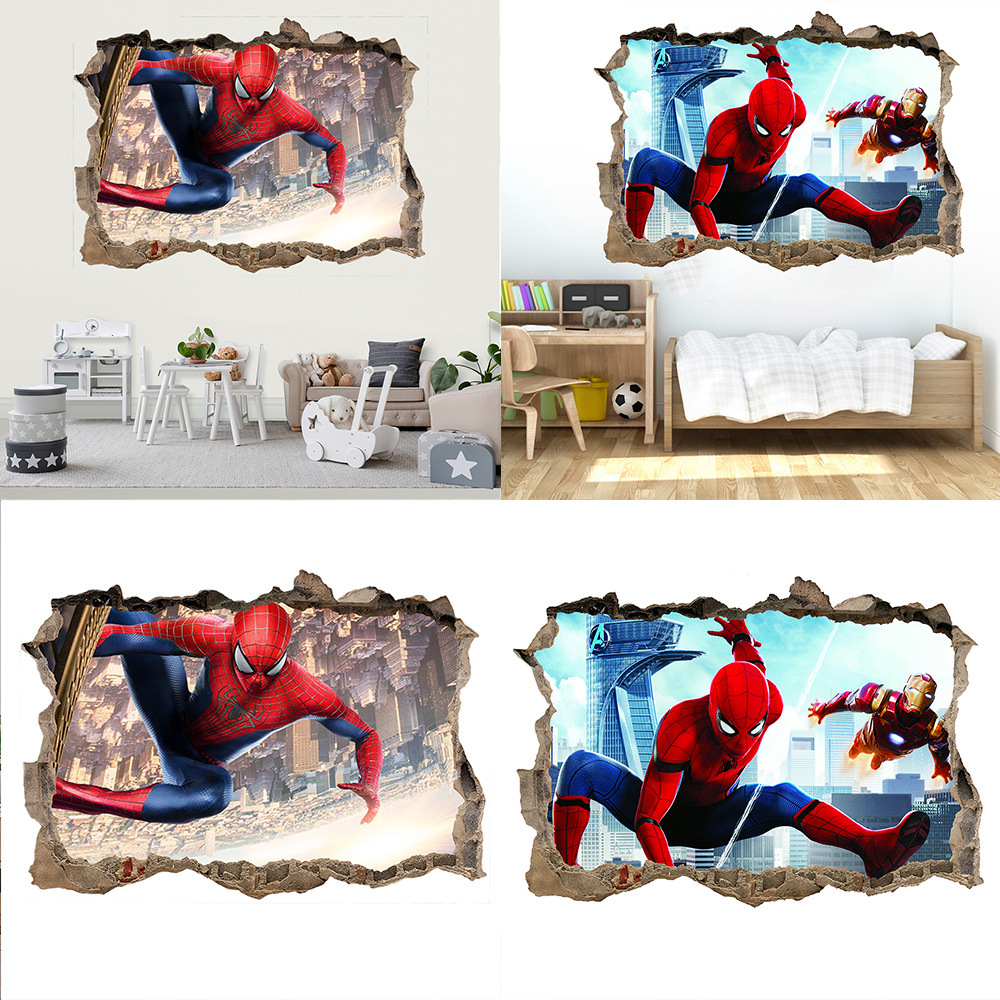 Decal Dán Tường Avengers Siêu Anh Hùng Người nhện - Decal Spider Man mẫu 8