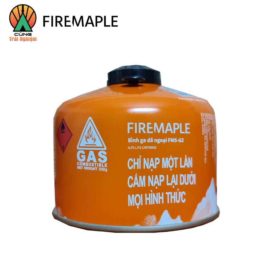 Lon Gas Du Lịch Chuyên Dụng Dã Ngoại Fire Maple FMS-G2 520ml Cho Hoạt Động Nấu Ăn Ngoài Trời