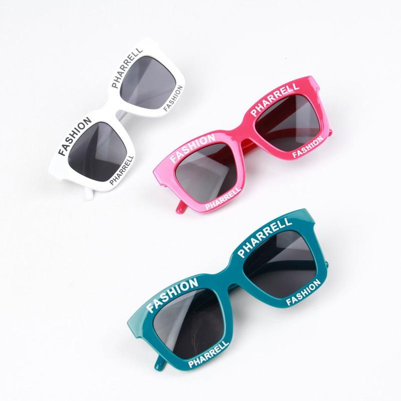 Kính unisex bé trai bé gái gọng phối chữ nhiều màu PK0026B