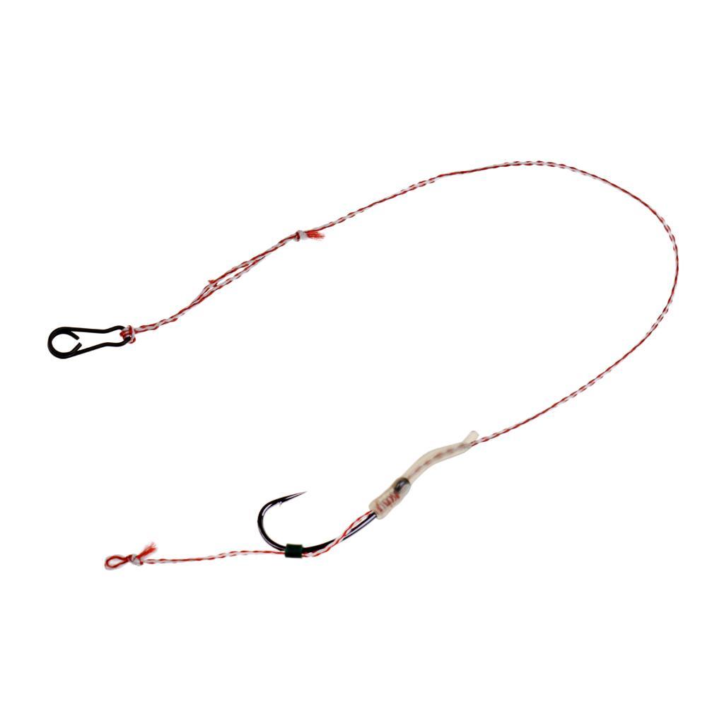 3pcs Hair Rig Carp Fishing Rig Braided Line 6.6lb-22lb Carp Rig Hook Tackle