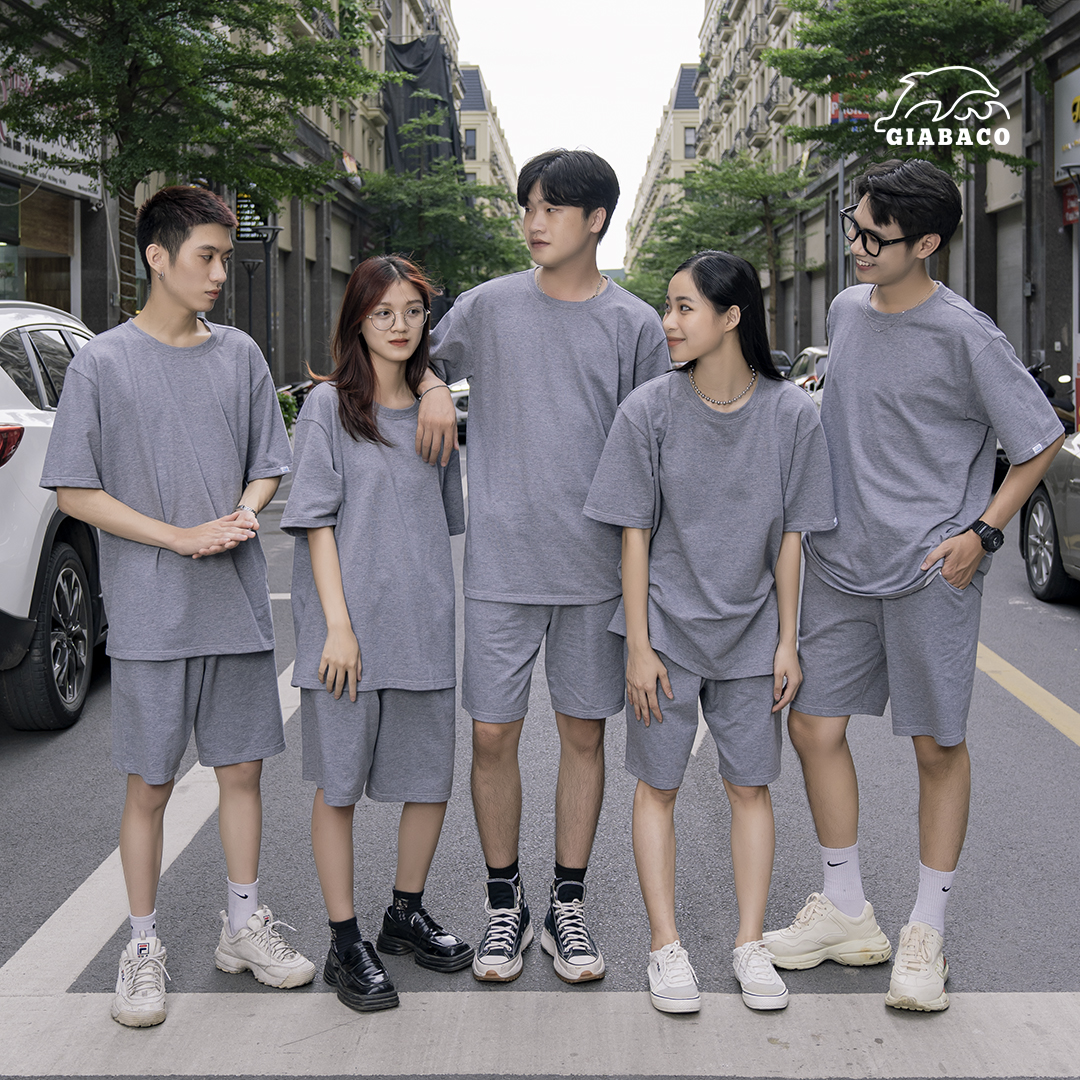 Set GREY Giabaco Unisex BO001 Set Đồ Bộ Cao Cấp