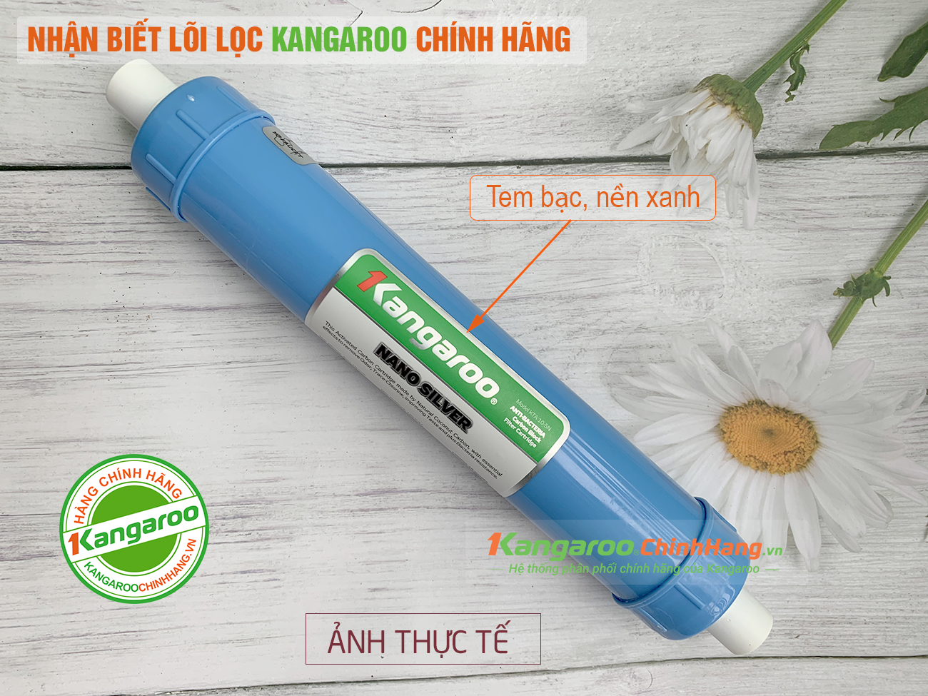 LÕI LỌC NƯỚC SỐ 5 KANGAROO – NANO SILVER - Hàng chính hãng