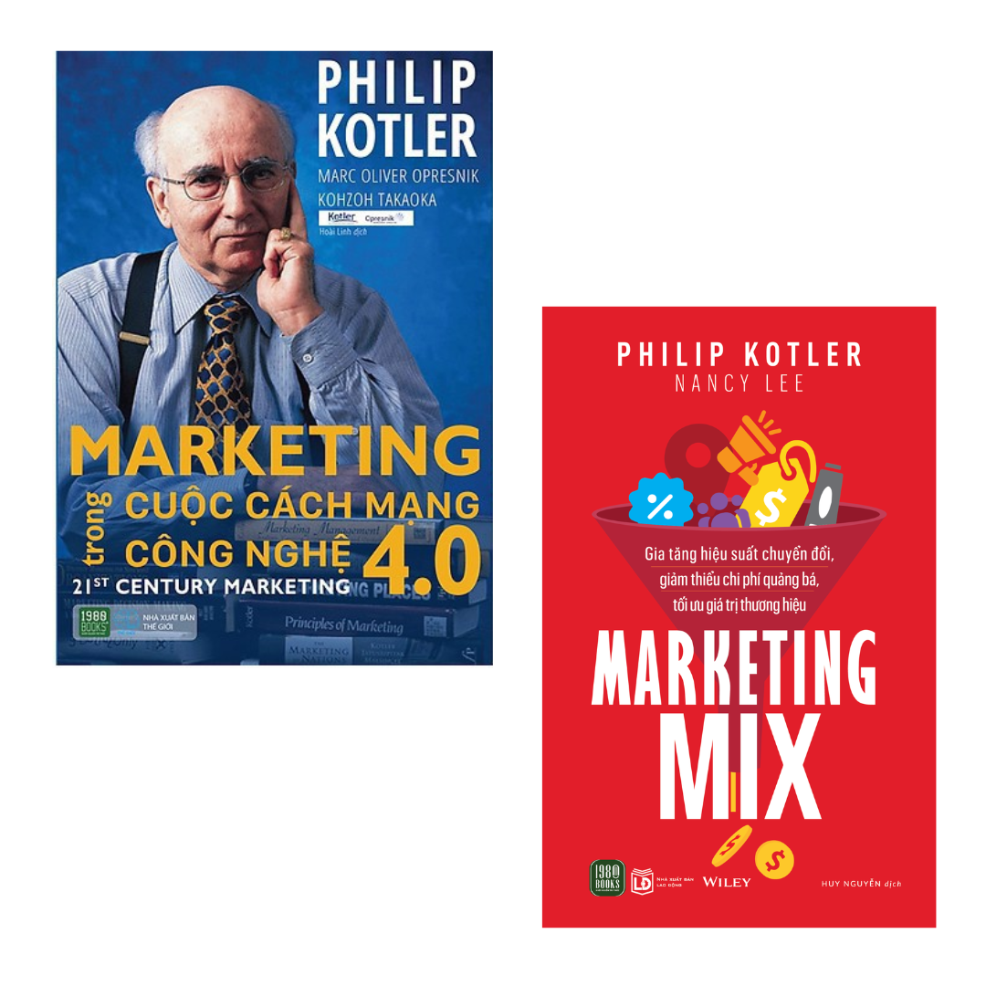 Combo 2 Cuốn Kinh Tế -Marketing Bán Hàng Hay- Marketing Trong Cuộc Cách Mạng Công Nghệ 4.0+Marketing Mix