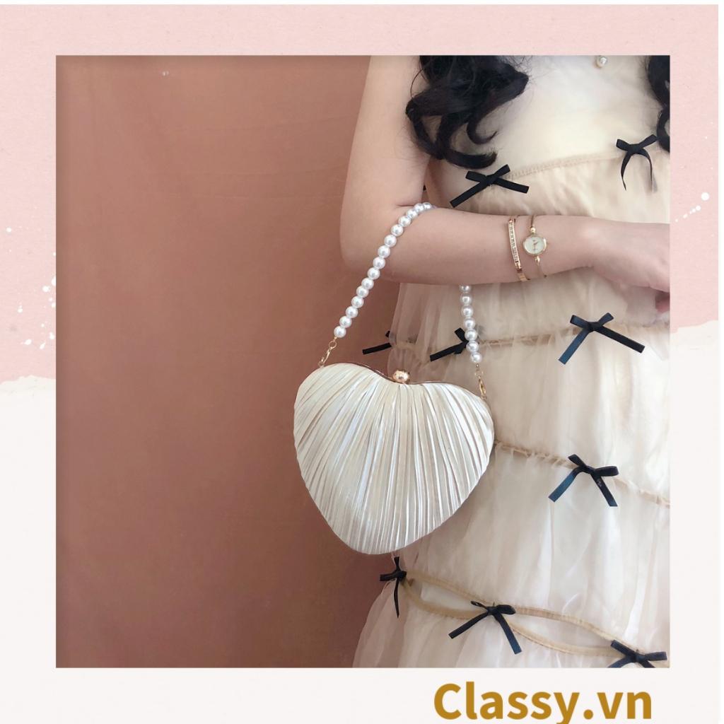 Túi dự tiệc  Classy trái tim sang chảnh, tiểu thư T266