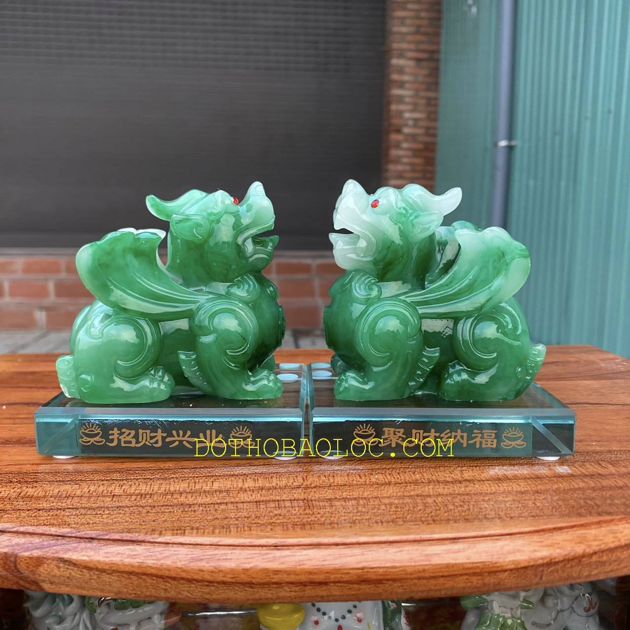 Cặp Tỳ Hưu phong thủy chiêu tài hút lộc cao 10cm