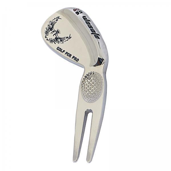 2-3pack Lightweight Golf Putting Green Repair Tool Divot Fork Pitchfork Silver