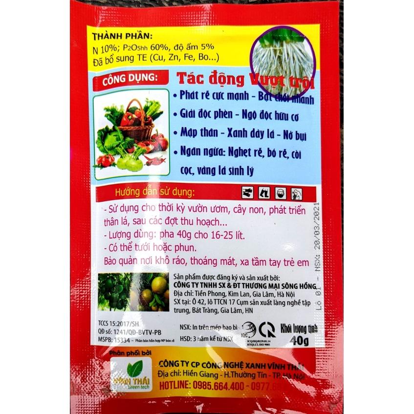 Phân bón Siêu lân Mix One, Ra rễ cực mạnh, Bật chồi, chống rét, giải độc hữu cơ