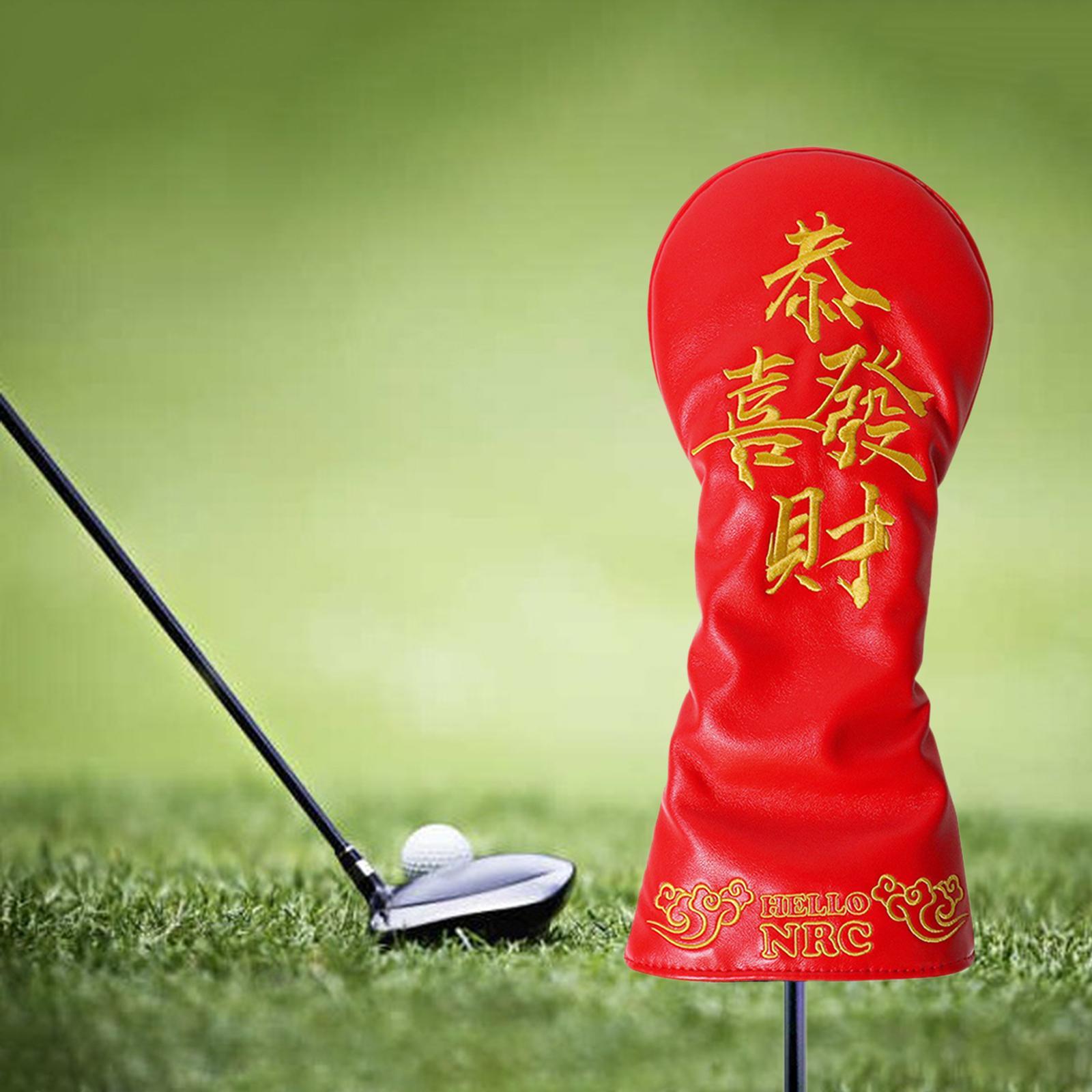 Deluxe Golf Club Head Cover Durable Waterproof Universal Golf Wood Headcover  No