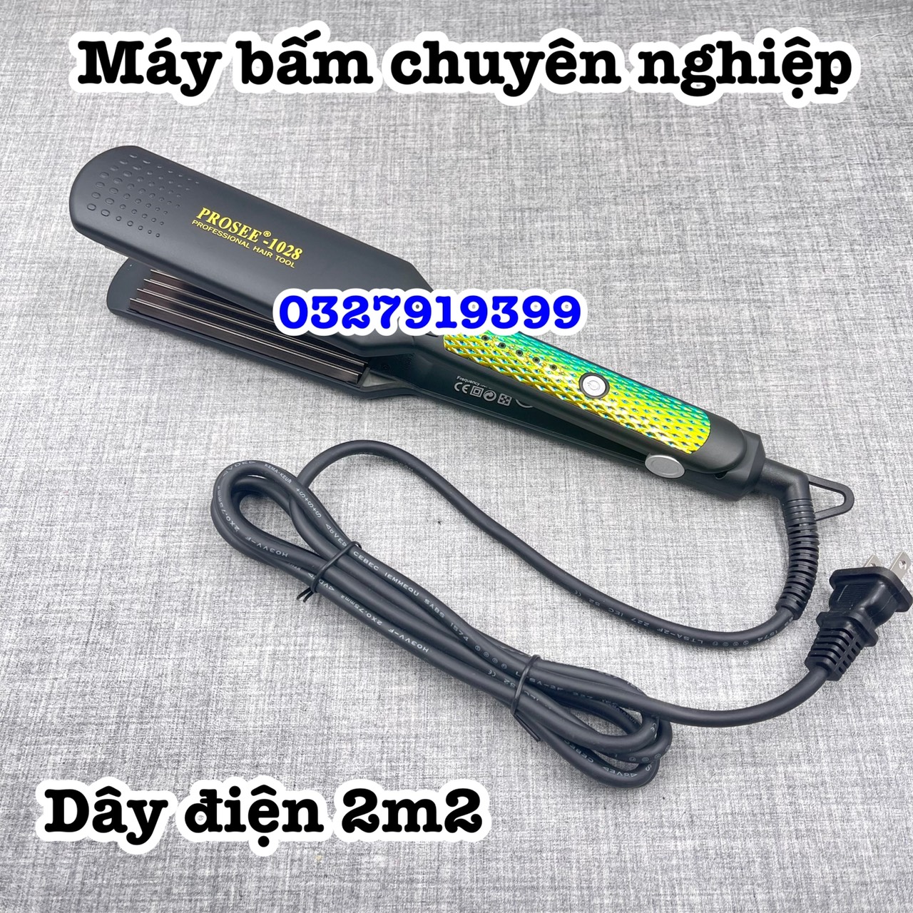 Máy bấm tóc sóng nhuyễn 8 răng cao cấp PROSEE 1028