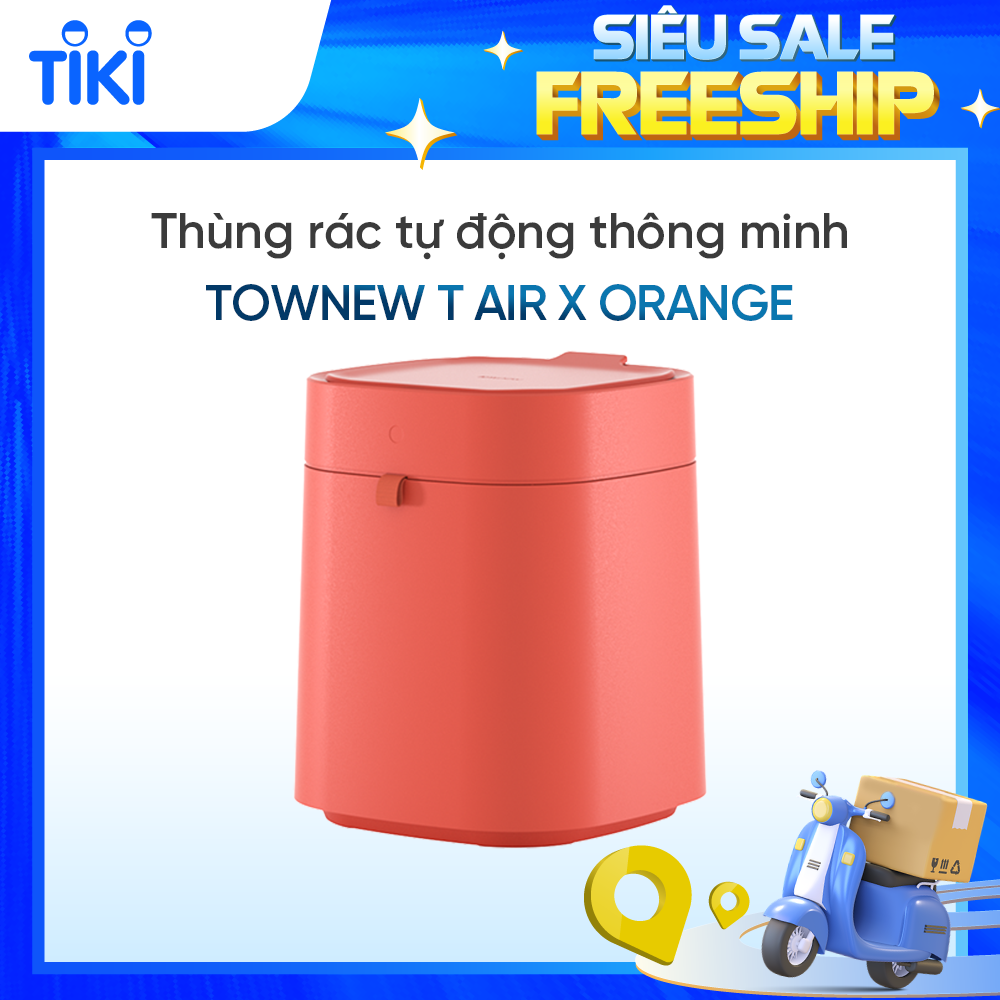 Thùng Rác Thông Minh TOWNEW T AIR X - Tự động đóng gói và thay túi rác - Bản Quốc Tế _ Bảo hành 12 tháng