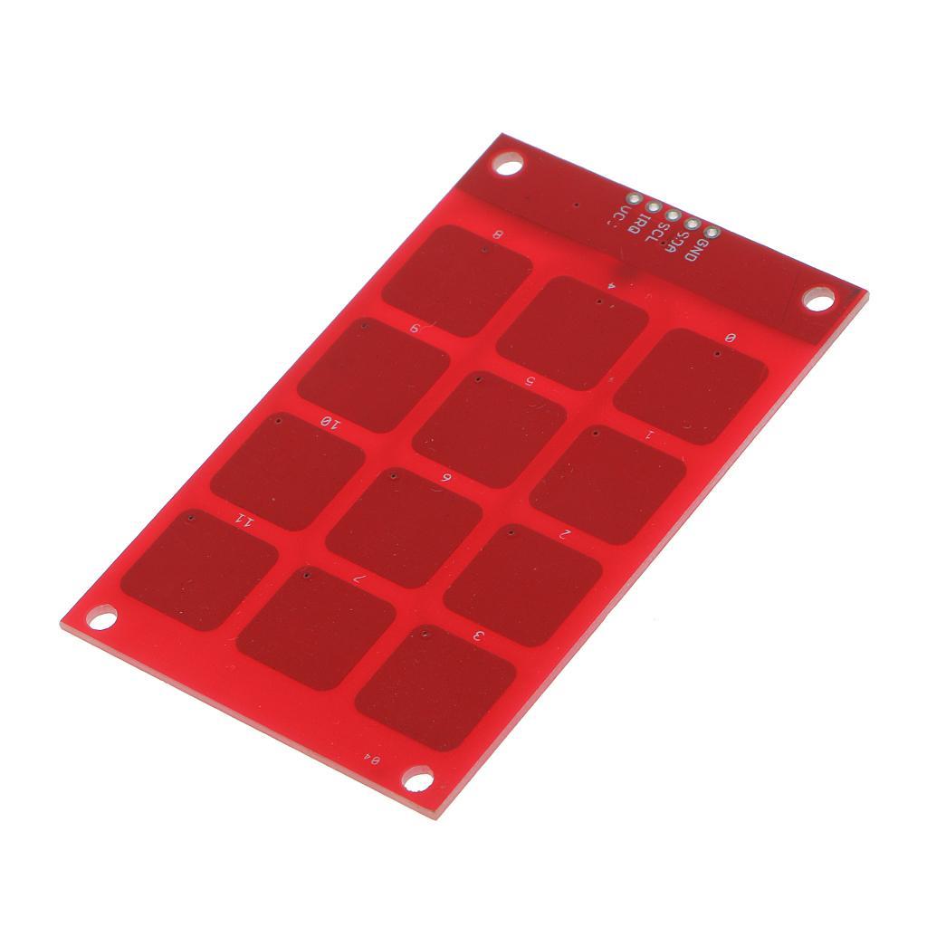 3-5pack MPR121 Capacitive Touch Shield Module Sensitive 3*4 Key Keyboard for