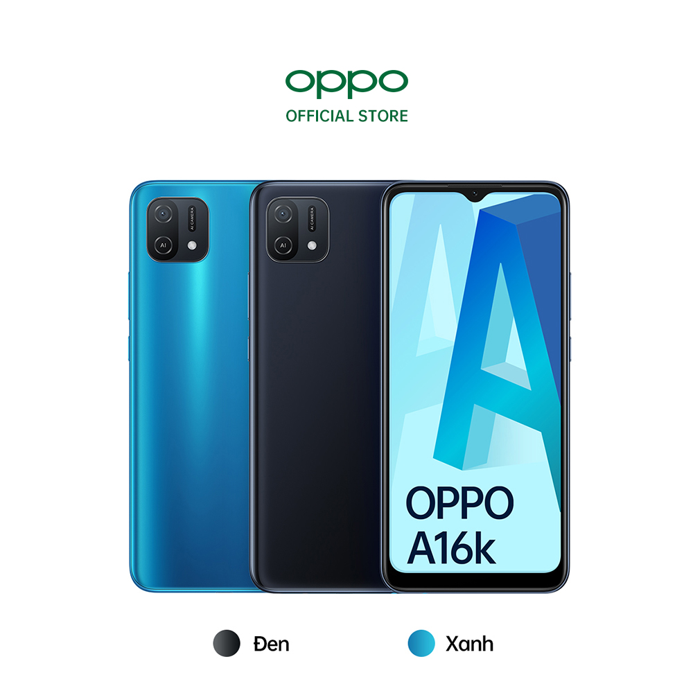 Điện Thoại Oppo A16k 3GB/32GB - Hàng Chính Hãng