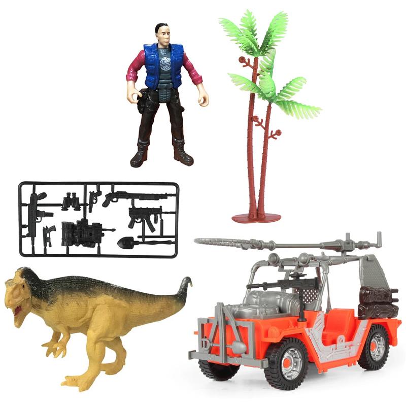 Bộ Đồ Chơi Trung Tâm Nghiên Cứu Khủng Long - Xe Jeep - Vecto DN7743A