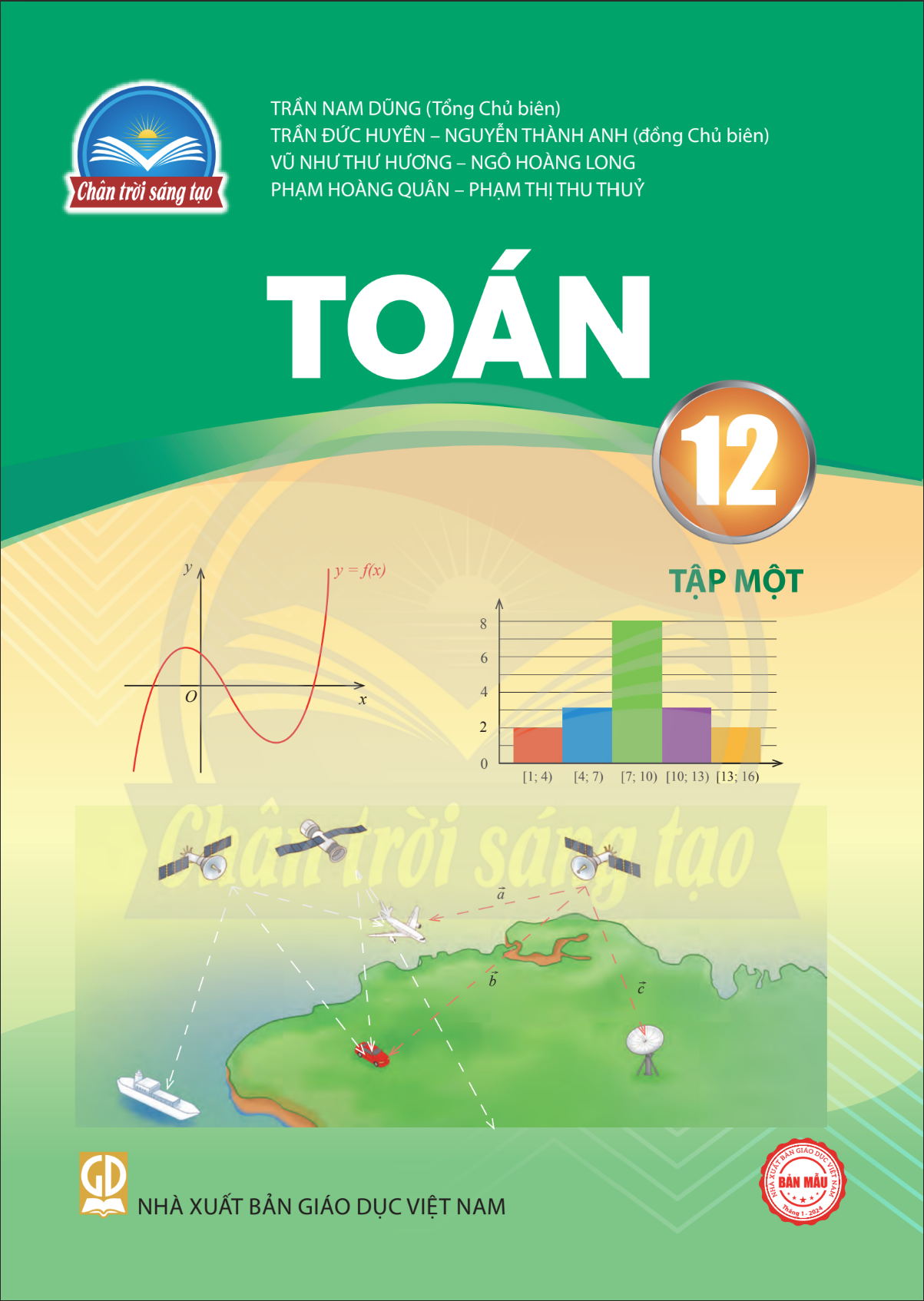 Sách giáo khoa Toán 12- Tập một- Chân Trời Sáng Tạo (Kèm Nilon bọc Sách)