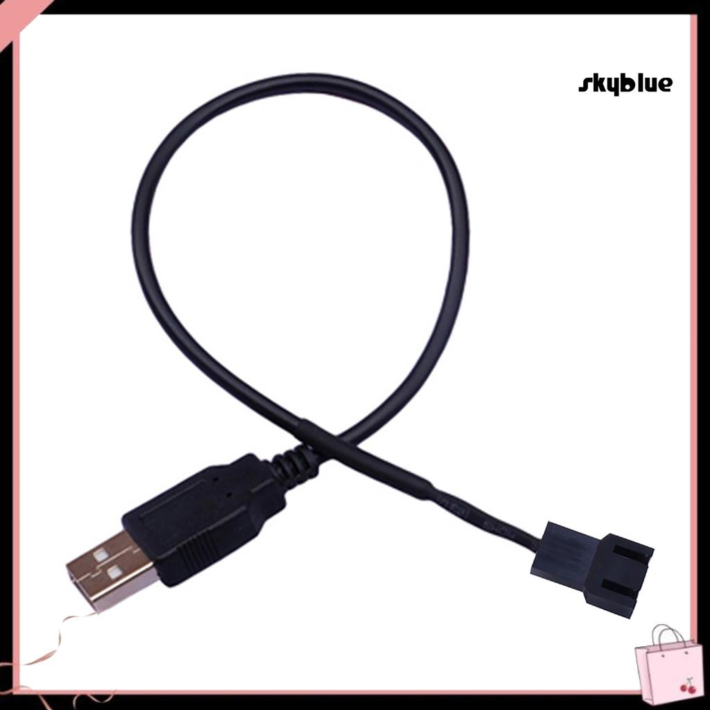 Dây Cáp Chuyển Đổi Usb A Male Sang 2 Pin Quạt Tản Nhiệt Dành Cho Máy Tính