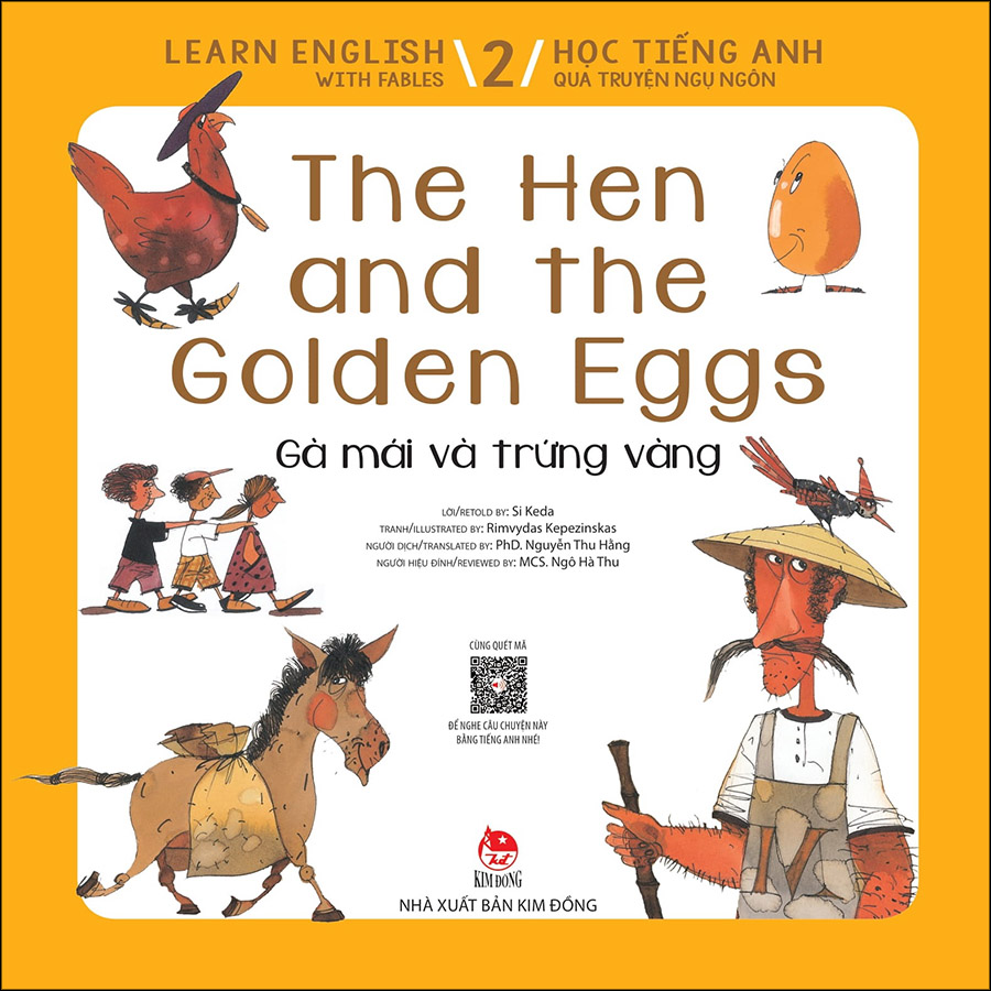 Learn English With Fables 2 - Học Tiếng Anh Qua Truyện Ngụ Ngôn - Tập 2: The Hen And The Golden Eggs - Gà Mái Và Trứng Vàng