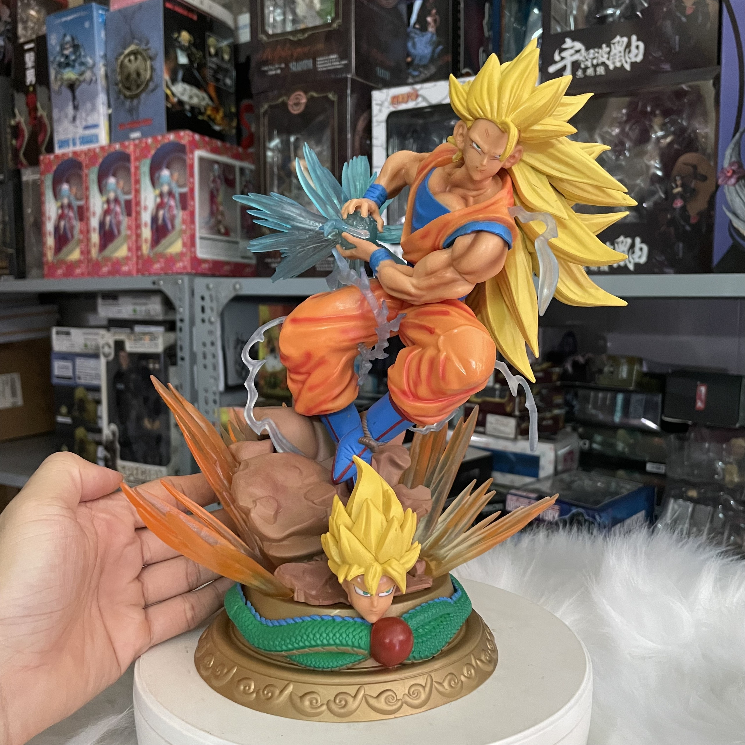 Mô hình Son Goku SS3 - 2 Đầu - Figure Goku SS3 Dragon Ball