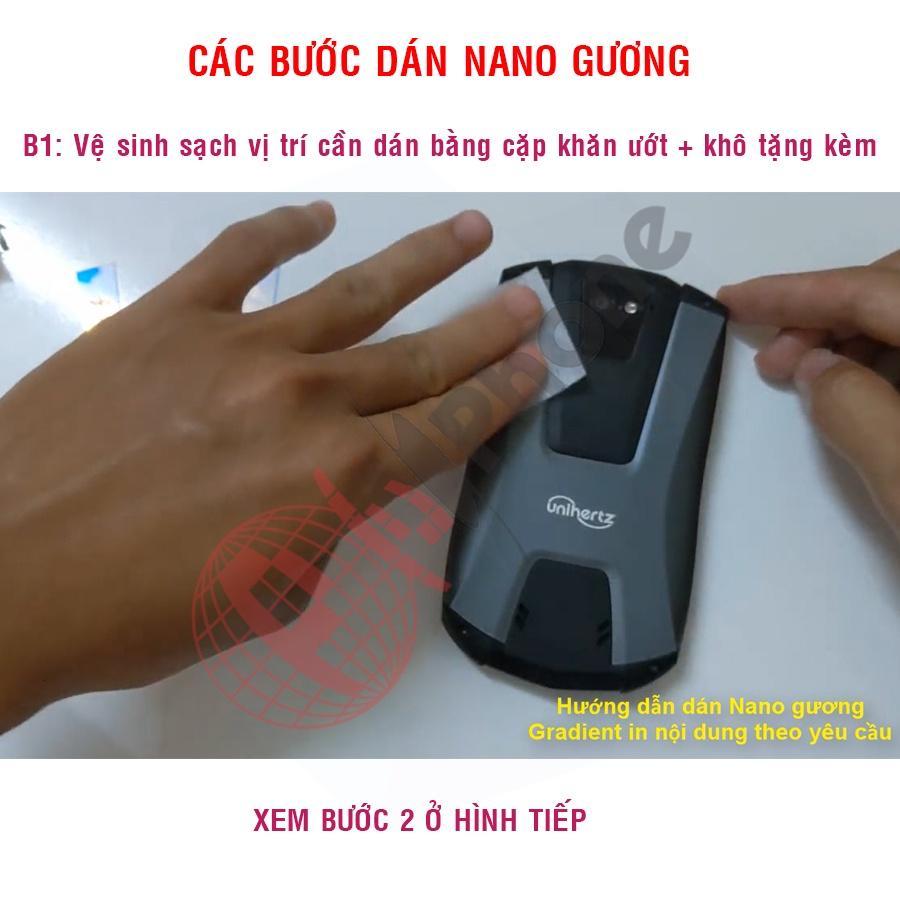 Dán cường lực dẻo nano gương gradient cho mặt sau Unihertz Titan Pocket