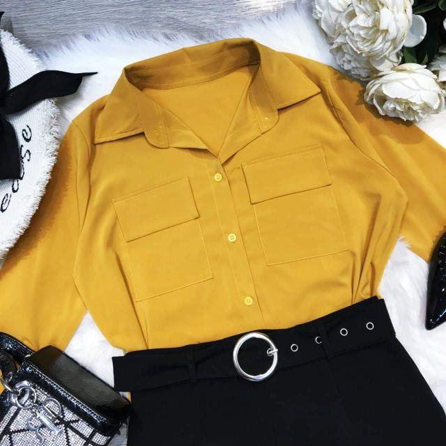 Sét áo sơmi túi hộp quần short