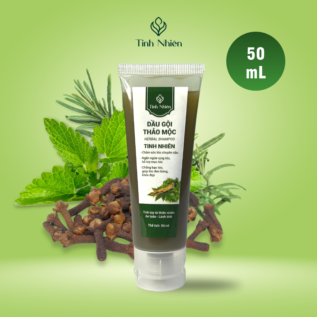 Dầu Gội Thảo Mộc Nhân Sâm Tinh Nhiên chăm sóc tóc chuyên sâu, giảm rụng tóc, giúp tóc mọc dày hiệu quả