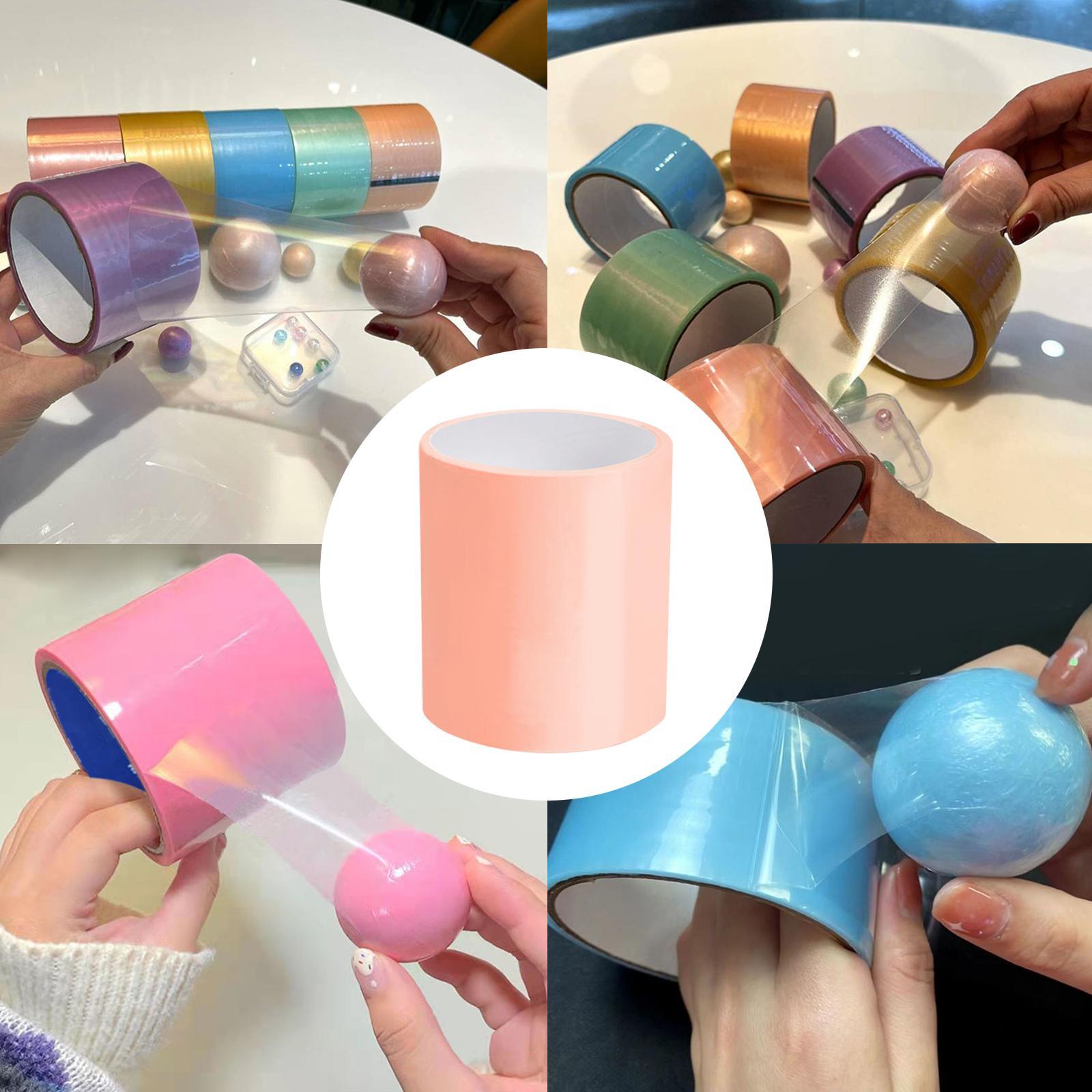 Sticky Ball Rolling Tape Game Unzip Tape for Children Stationery Scrapbook