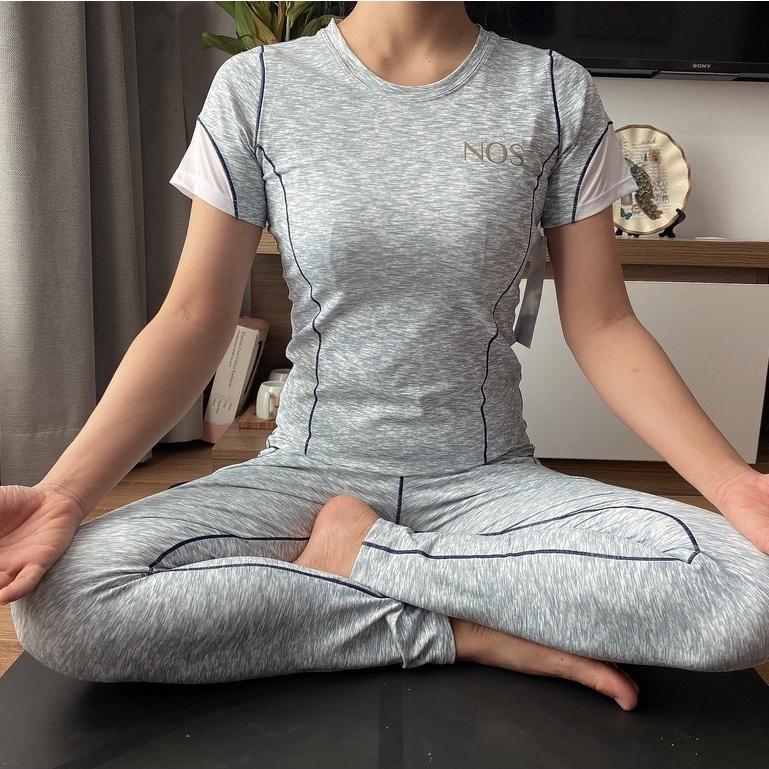 Bộ đồ tập - NOS rất dễ mặc, chất co giãn, hoàn toàn không kén tuổi, không kén dáng - S