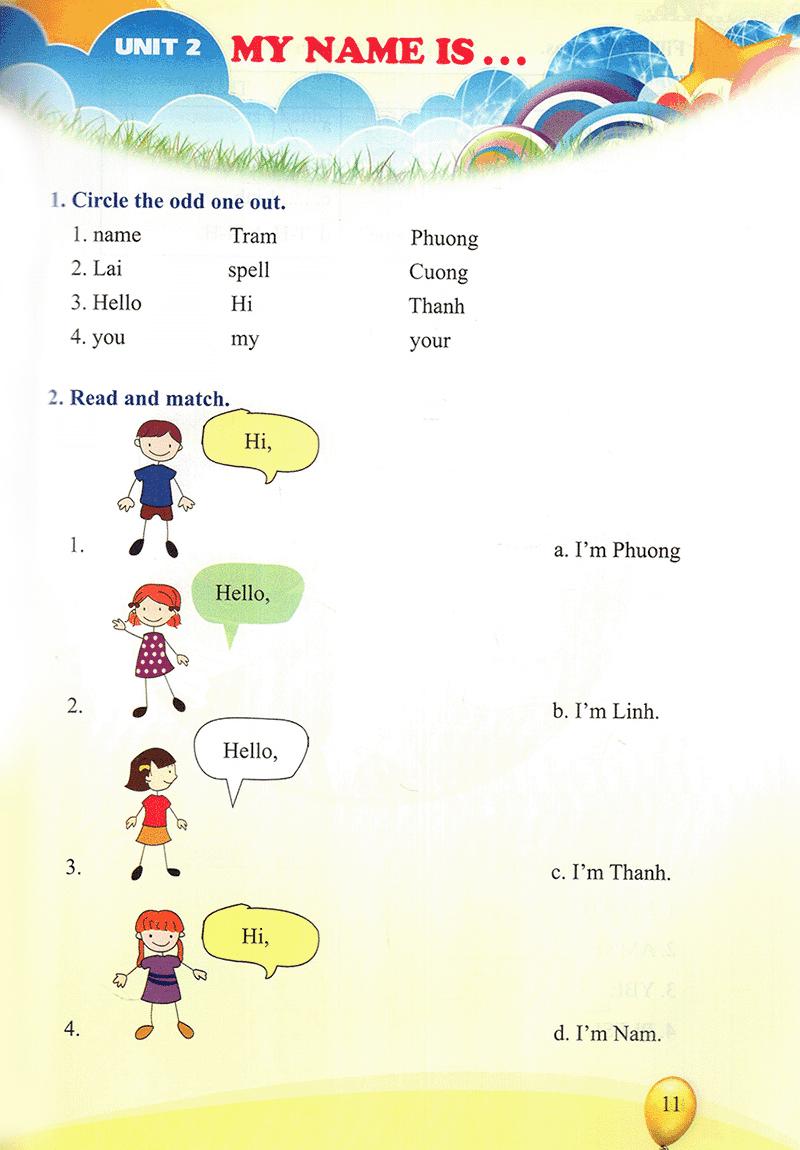 Vở Thực Hành Tiếng Anh Lớp 3