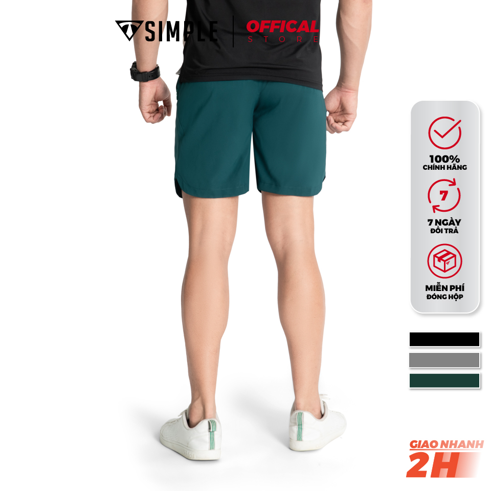 Quần Đùi Thể Thao Nam TSIMPLE V5 Short tập gym vải gió thoáng mát co giãn thoải mái vận động QGDP5