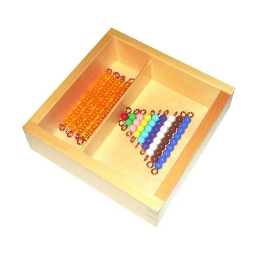 Dây cườm màu chơi với bảng hàng chục (Bead Bars for Teen Board with Box B)