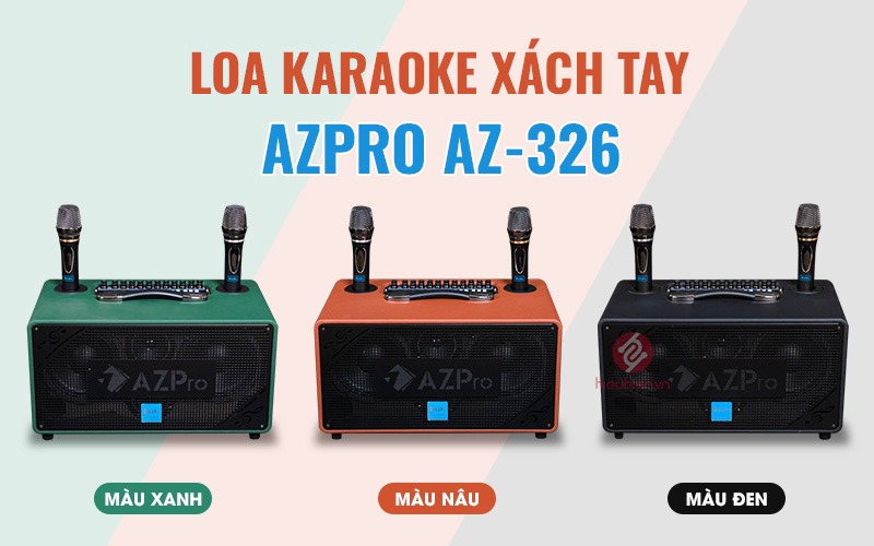 Loa AZPRO AZ326 – Loa Karaoke Di Động, Bass 15cm