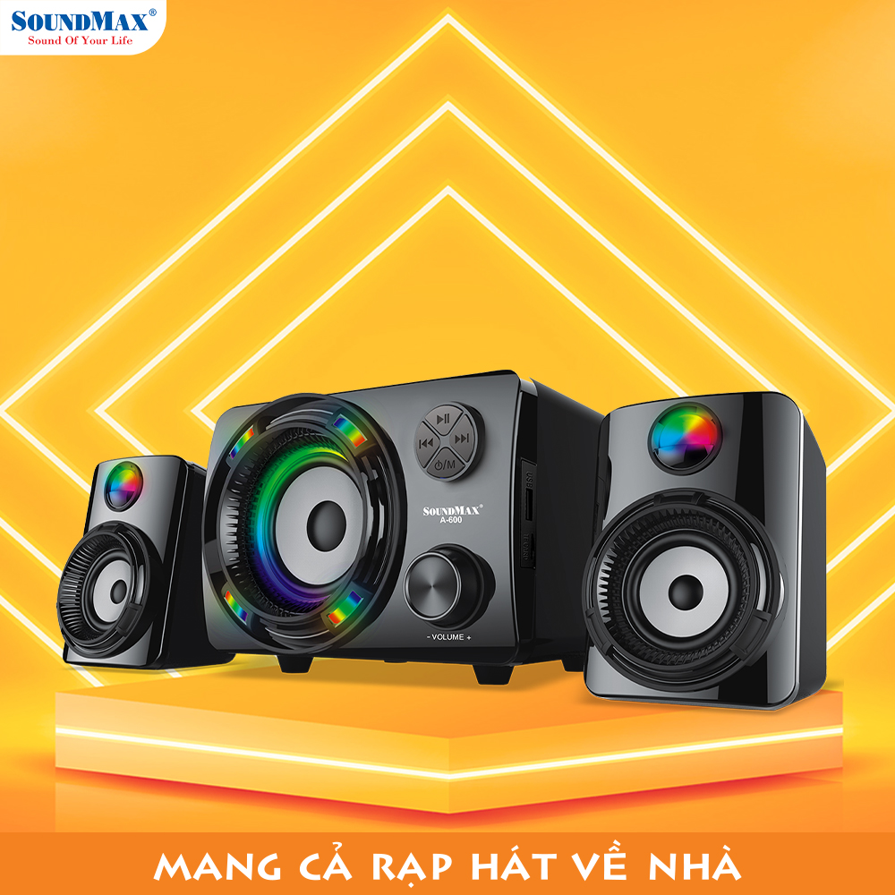 [Hàng Chính Hãng] Loa Vi Tính SoundMax A-600/2.1