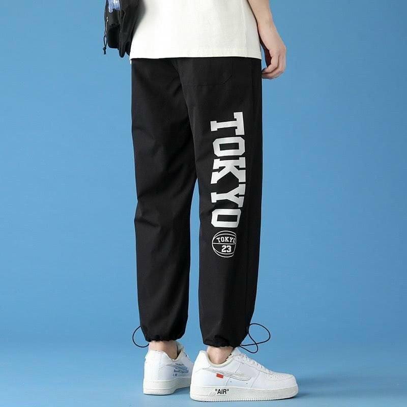 Quần JOGGER nỉ thể thao logo unisex nam nữ,quần jogger form rộng thời trang thu đông mới