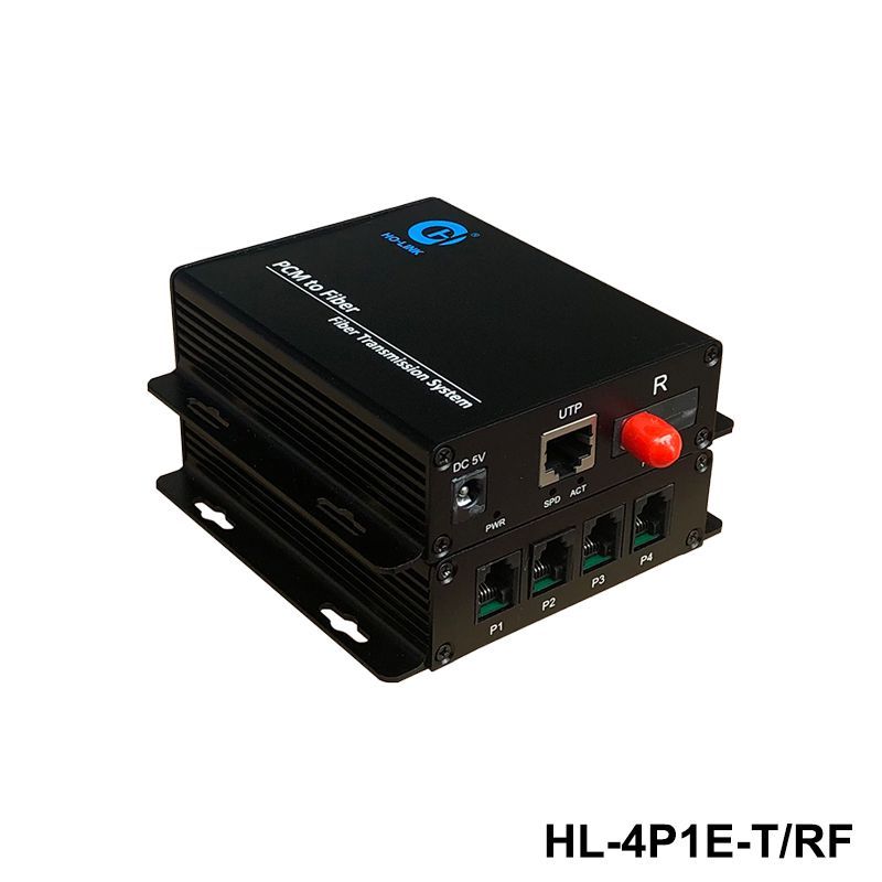 Bộ chuyển đổi quang thoại (J11) 4 kênh Ho-link HL-4P1E-TRL - Hàng Chính Hãng
