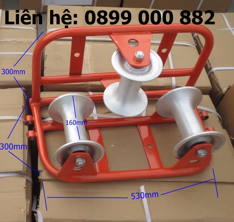 Con lăn kéo cáp mặt đất, Puly kéo cáp mặt đất
