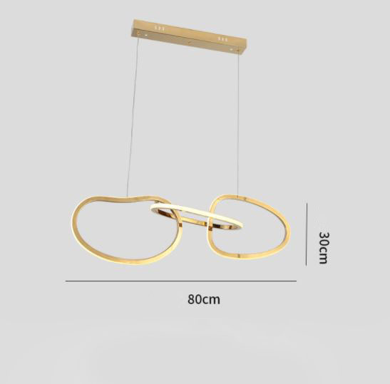 Đèn thả BERHU 3 vòng độc đáo, hiện đại trang trí nội thất cao cấp