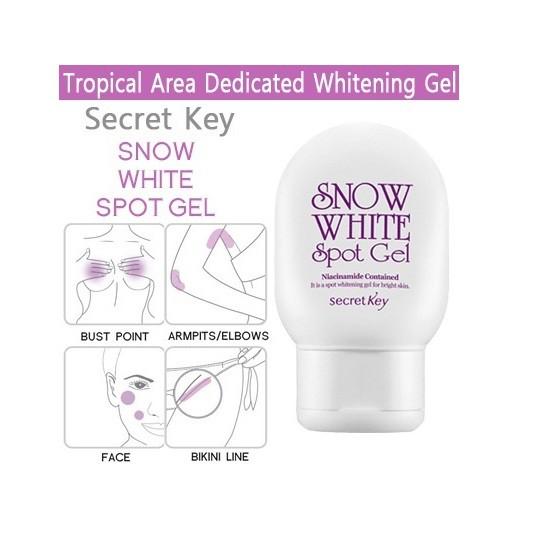 Gel Mờ Thâm, Dưỡng Trắng Cơ Thể Secret Key Snow White Spot Gel 65gr