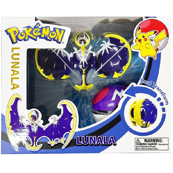 Đồ Chơi Bóng Pokemon Biến Hình - Mãnh Thú Mặt Trăng Lunala - Pokemon Toys ZC8911E
