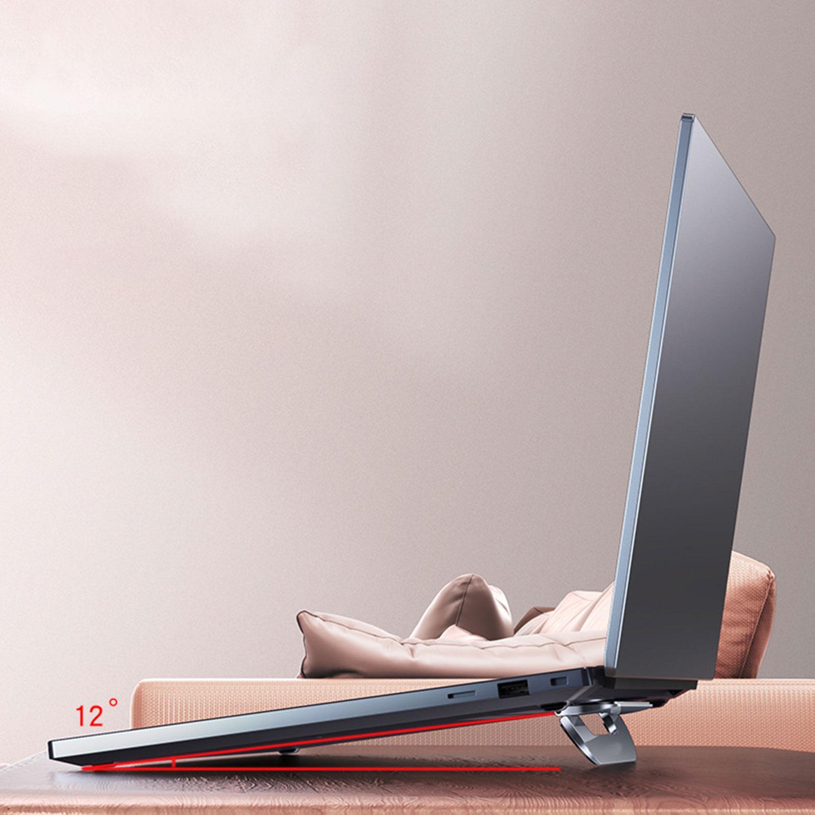 Computer Stand Holder Nonslip Base Support Foldable Laptop Stand for Couch Office