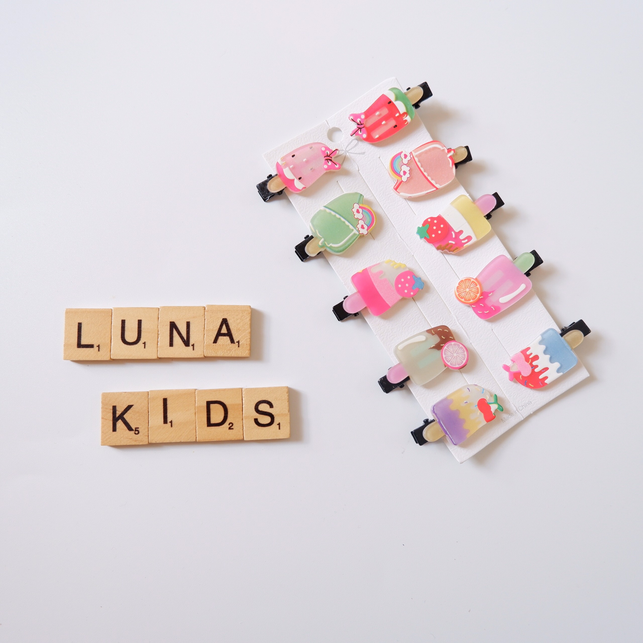 Kẹp tóc cho bé KT05 - LunaKids [Ảnh thật