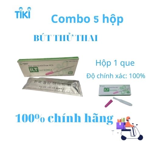 Combo 5 BÚT THỬ THAI ILT (Lốc 5 hộp)