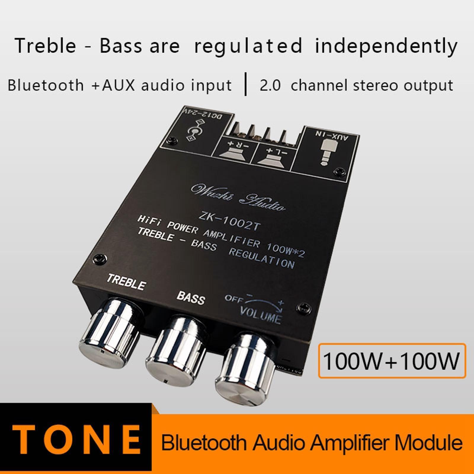 Subwoofer Bluetooth Receiver Audio Amplifier Board 100W+100W