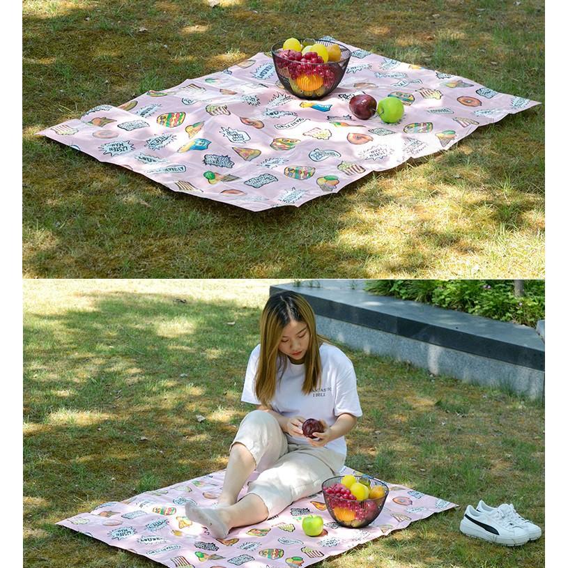 Thảm Du Lịch Picnic Dã Ngoại Gấp Gọn Chống Thấm Nước 129x89cm BEESIR