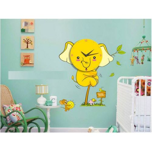 Đồng hồ decal chú voi DH17