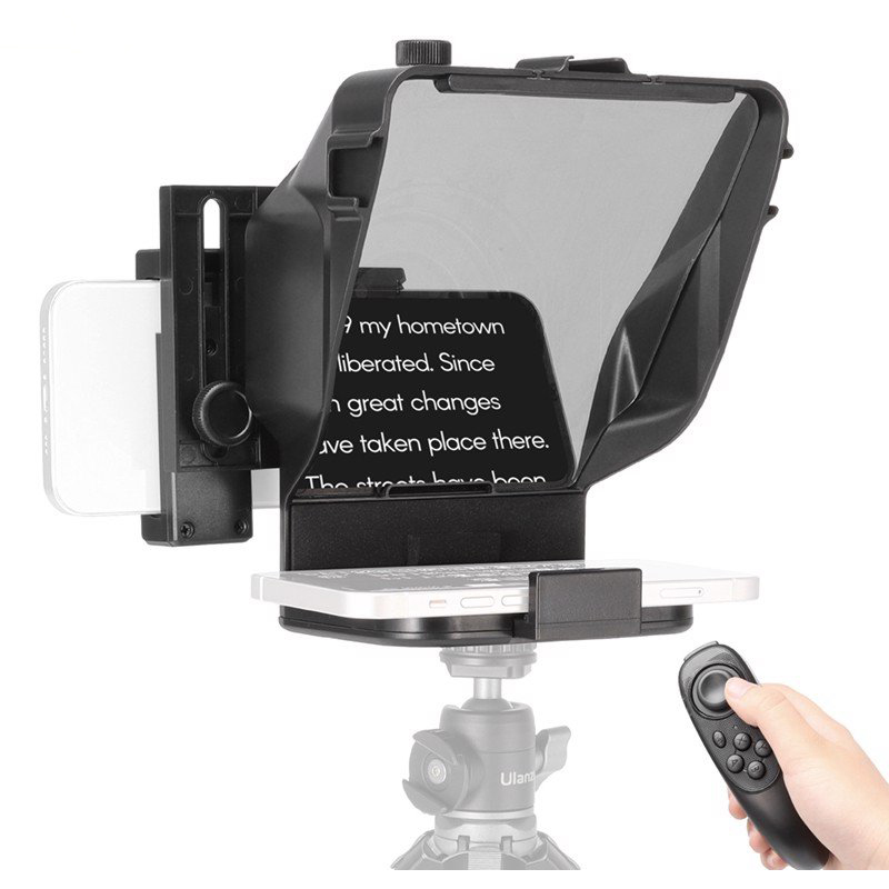 Ulanzi Teleprompter PT-16 - Máy Nhắc Chữ Mini Cho Vlogger, Nhà Báo, Người Thuyết Trình, Dùng Cho Smartphone, Tablet - Hàng Chính Hãng