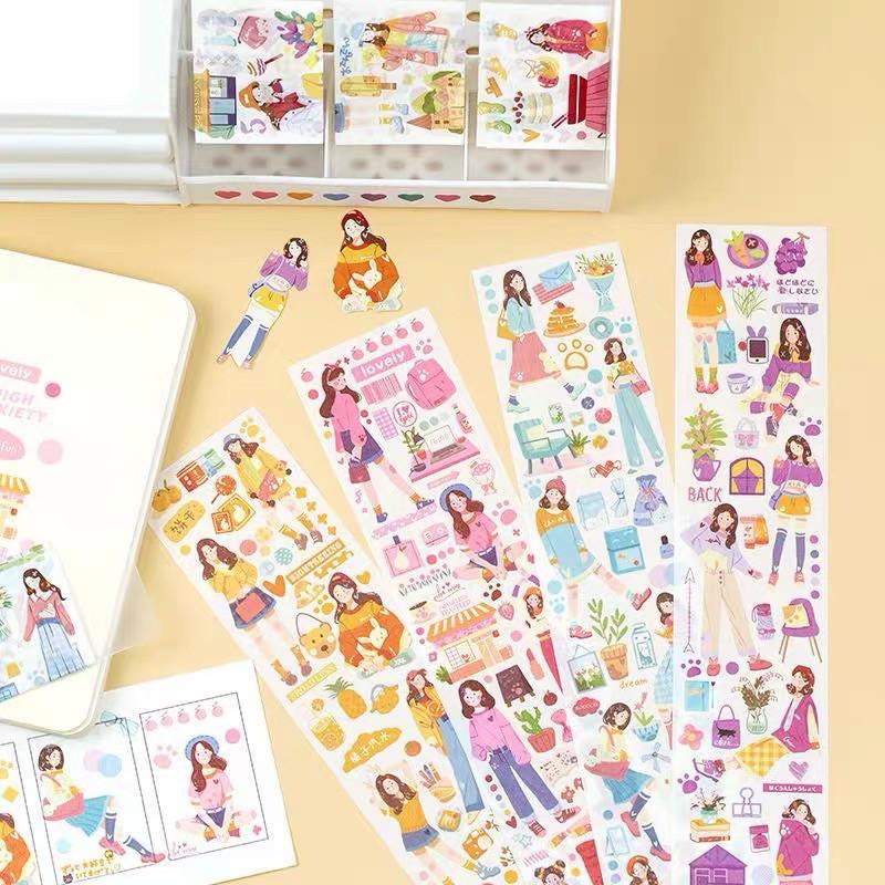 Dây stickers 35cm phong cách Hàn, vintage