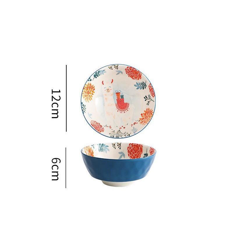 Green House - Bát sứ 4 Hình Chén Sứ dùng ăn dặm, ăn cơm decor trang trí đáng yêu